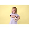 Beige teddy heuptasje kat - Mini bum bag tiny team cat (Wenslijst ...)